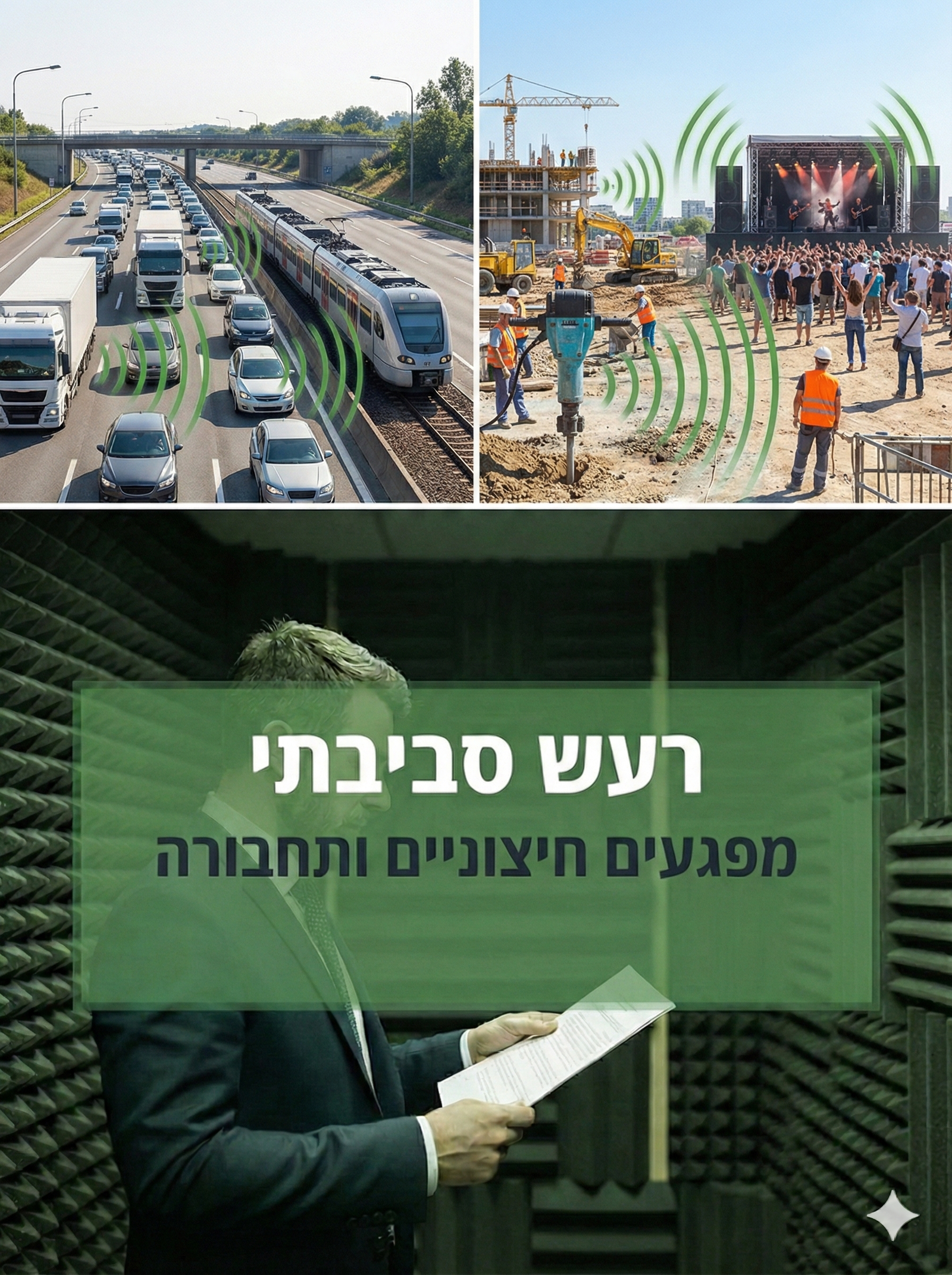 רעש סביבתי - מפגעים חיצוניים ותחבורה